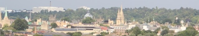 Oxford skyline, picture credit Kerri L Russell, used by permission